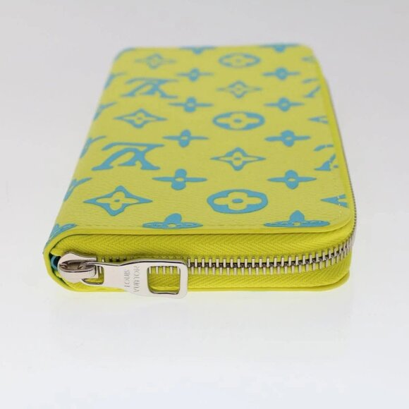 LOUIS VUITTON Playground Zippy Wallet Vertical Wallet Yellow M82005 Auth 48507SM - Picture 6 of 16